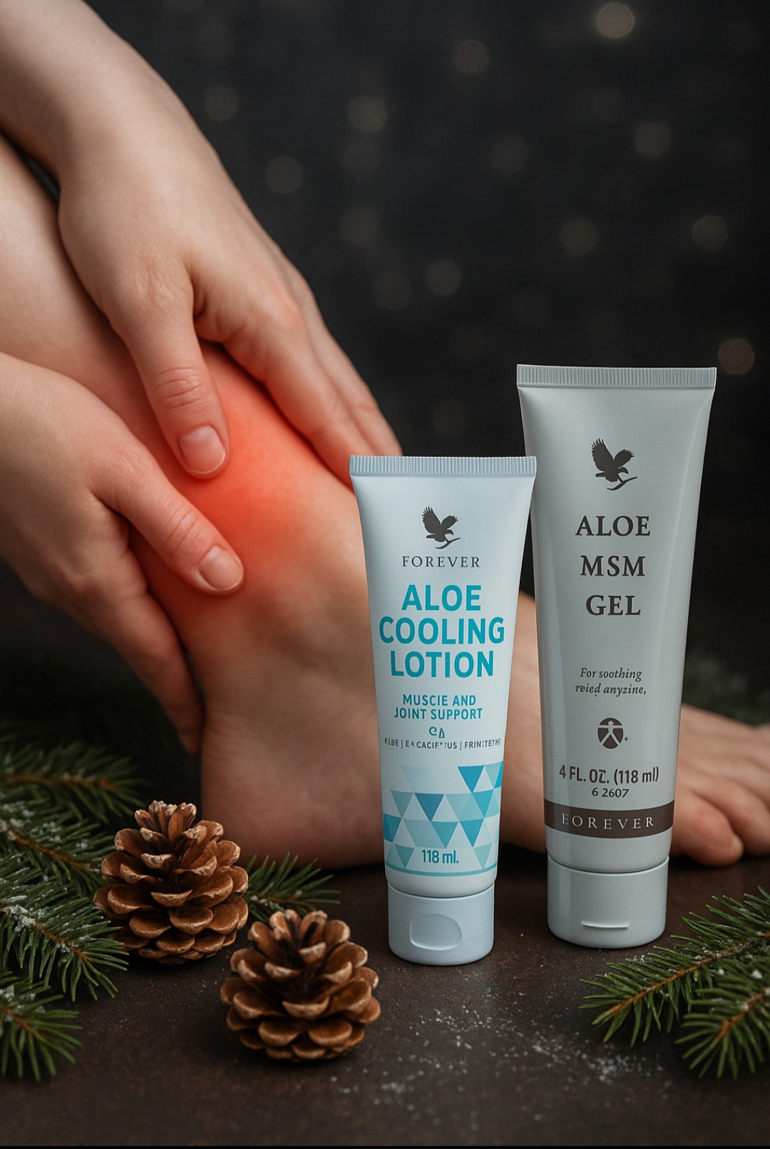 Vonde ankler og tær?kramper? Føttene vil elske desse produktene kr. 610,-